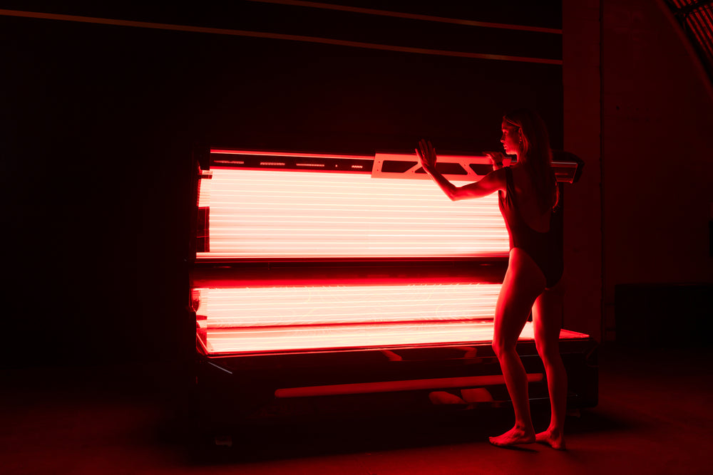 banc lumière rouge