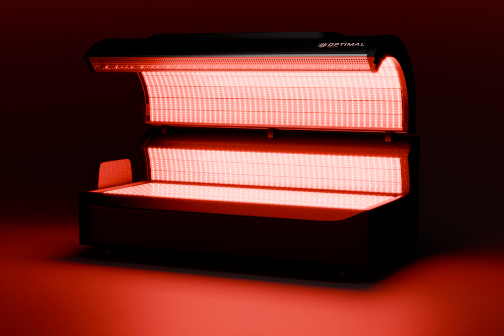 banc lumière rouge